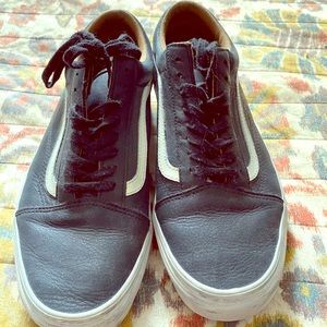 Men’s leather Vans